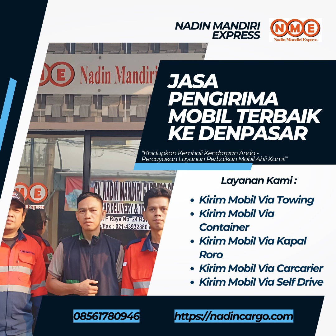 Jasa Pengiriman Mobil Terbaik ke Denpasar